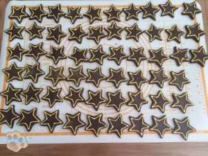 biscuits étoiles au chocolat