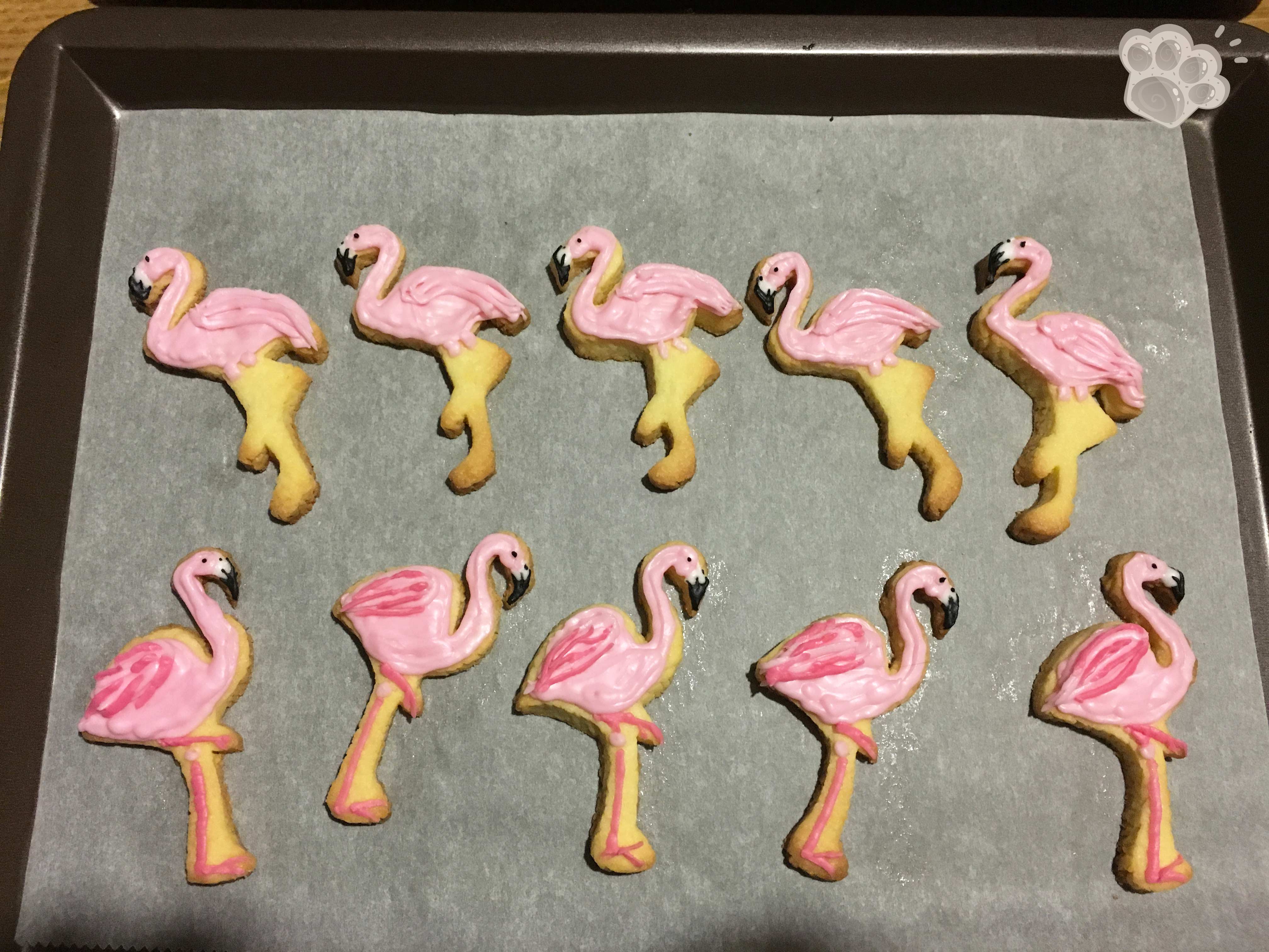 biscuits flamant rose