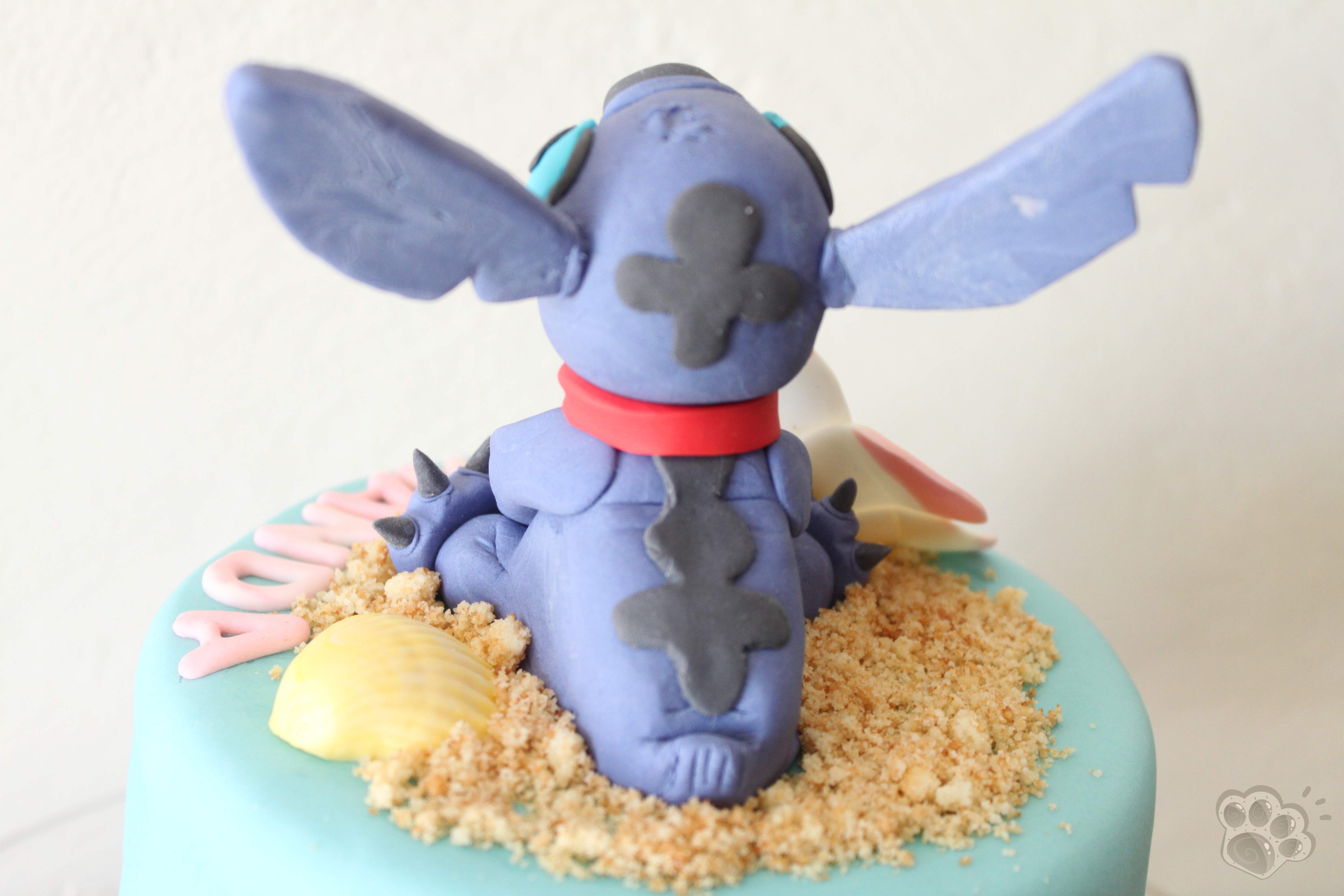Gâteau Stitch pour mon anniversaire La pâte d