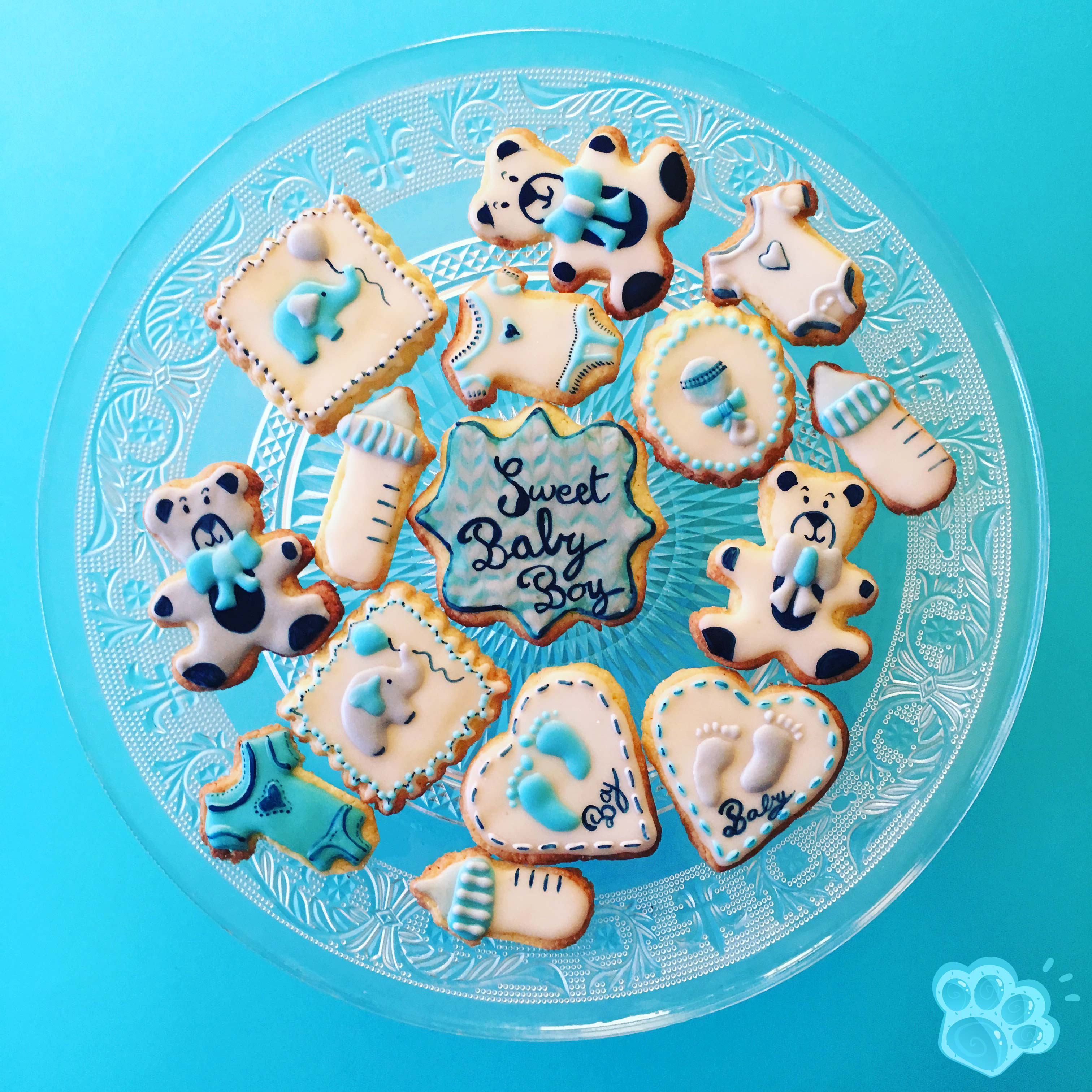 Sables Decores Style Baby Shower Pour Petit Garcon La Pate D Amanda Sables Decores Style Baby Shower Pour Petit Garcon La Pate D Amanda