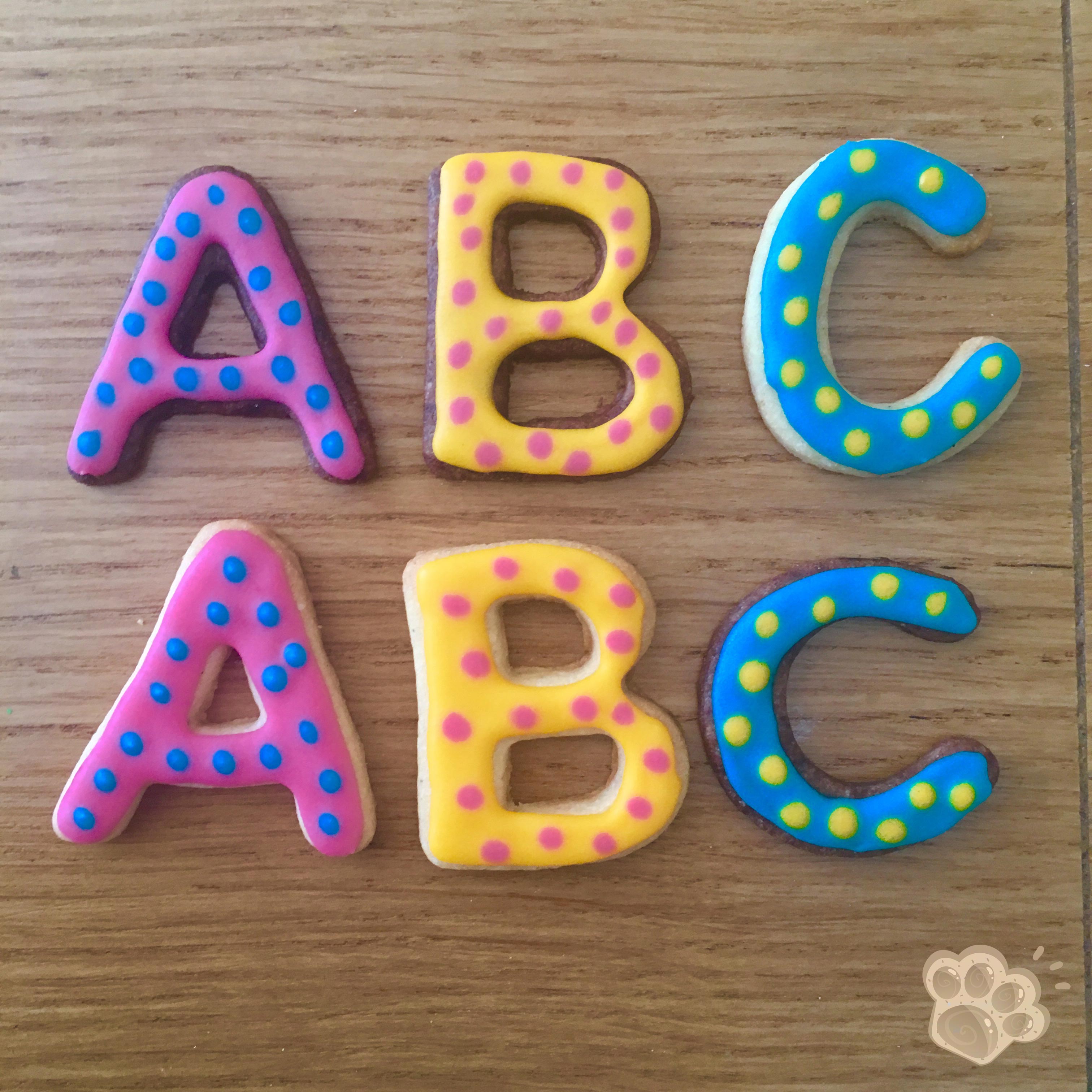 biscuits alphabet