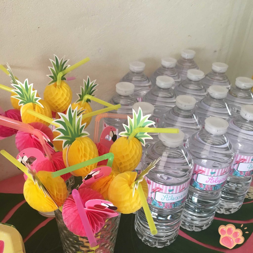 anniversaire ananas tropical pour les 6 ans d'emma